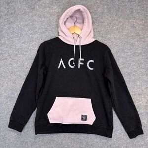 Angel City FC Hoodie Womens Large ACFC Soccer LA Los Angeles Black Pink NWSL